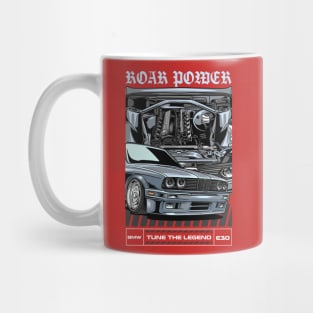 BMW E30 Roar Power Mug